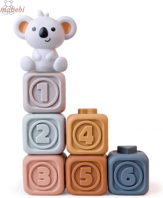 Mabebi - MBB-KBL - Ensemble de blocs de jeu Koala - speelgoed Bébé - idée  cadeau | bol.com