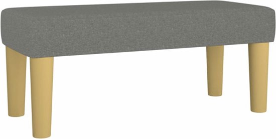 Panca Nera In Tessuto 70x30x30 Cm - Per Ingresso, Camera O Fine Letto - Comoda E Multifunzionale