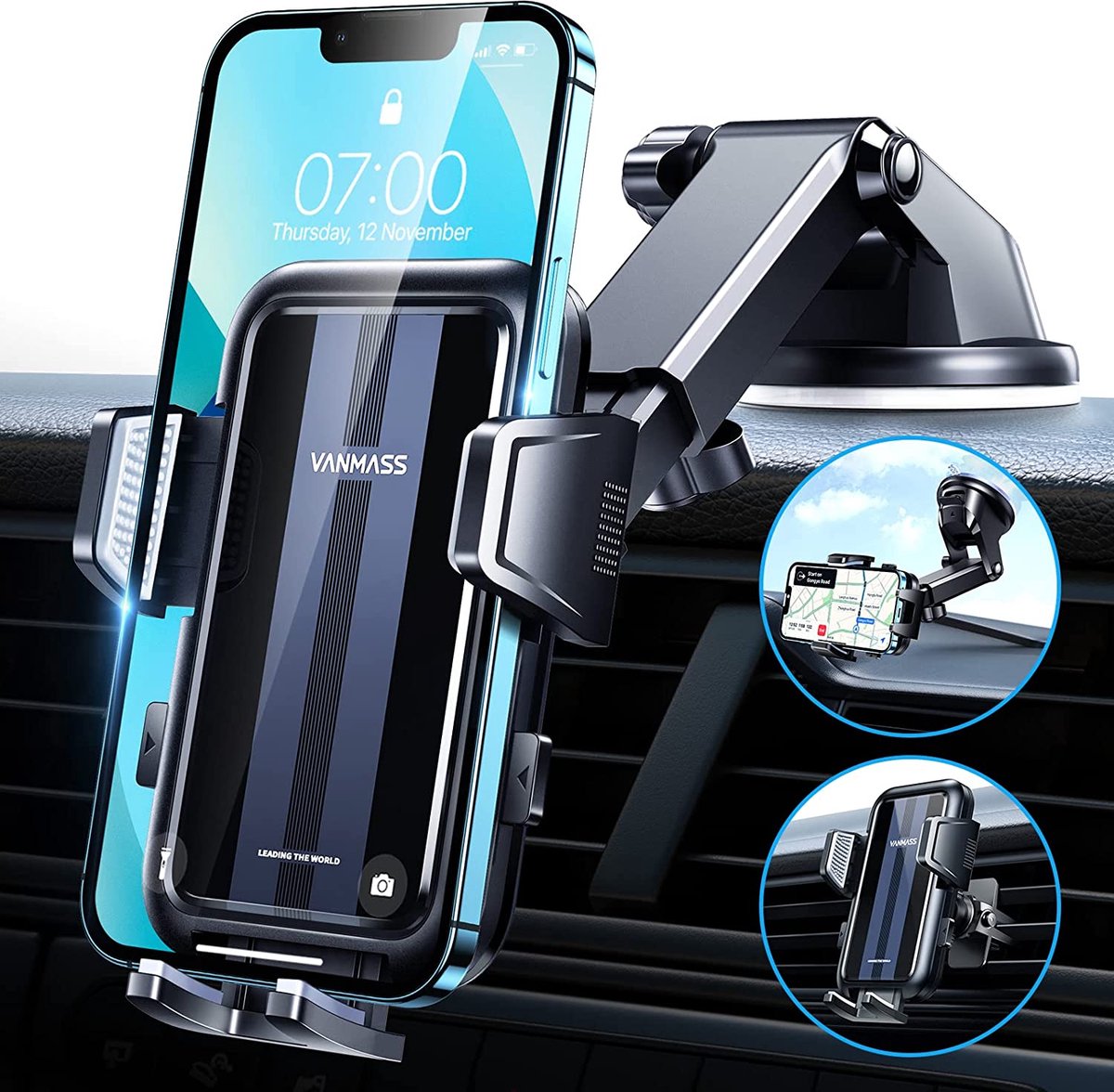Telefoonhouder Auto - Smartphone Mobiel Houder