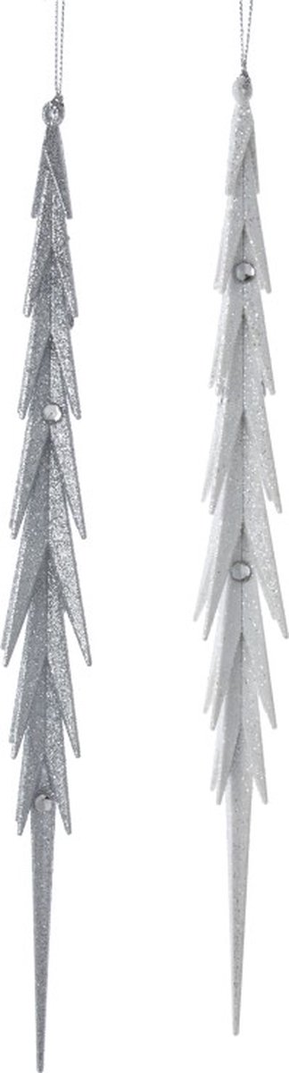 Ornament plc ijspegel wit l27 cm Kurt S. Adler