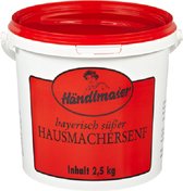Händlmaier mosterd huisgemaakt zoet - 2,50 kg