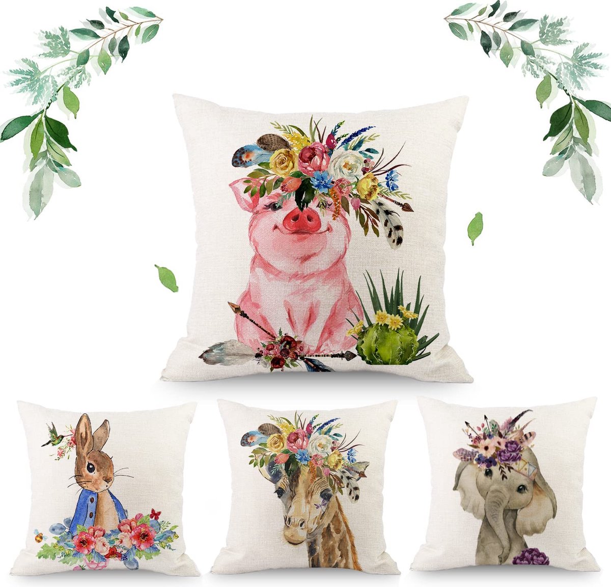 Kussensloop set - sofa slaapkamer woonkamer