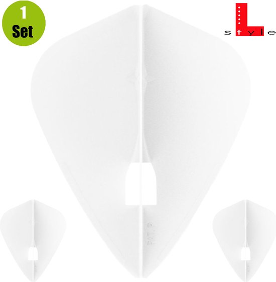 L-Style Champagne L4 Pro Kite White - Dart Flights van L-Style — afbeelding 4