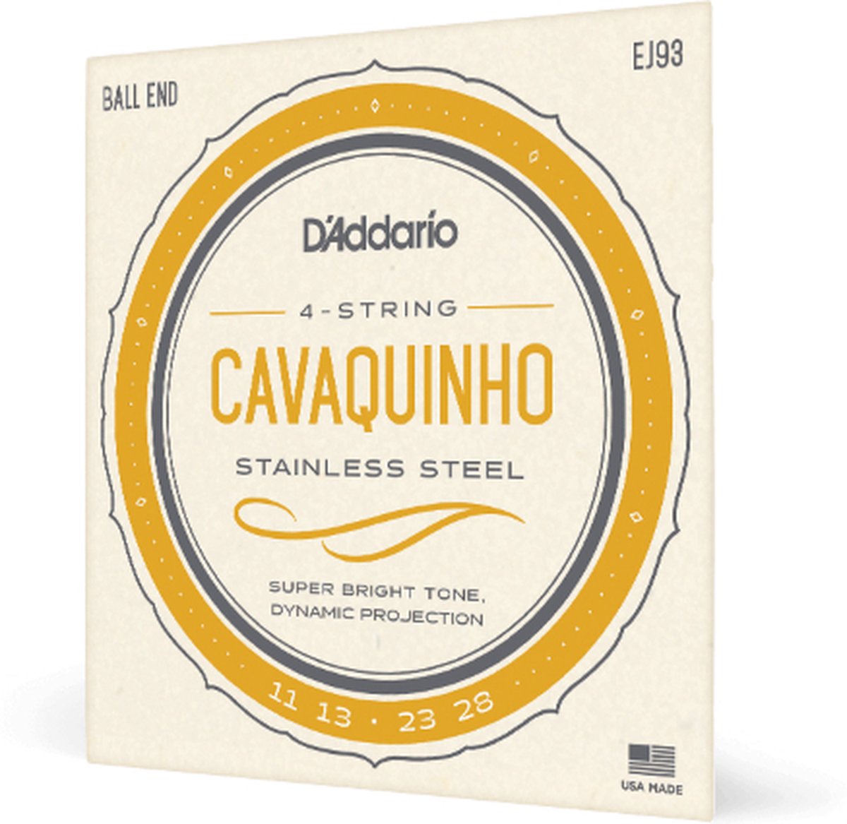 D'Addario J93 Stainless Steel Cavaquinho Strings