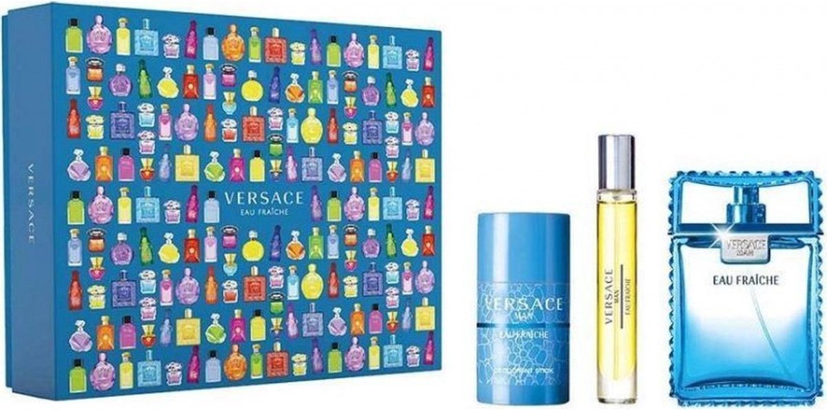Goedkoopste versace man eau fraiche 100ml Eau de Toilet deostick 10ml Eau de Toilet set