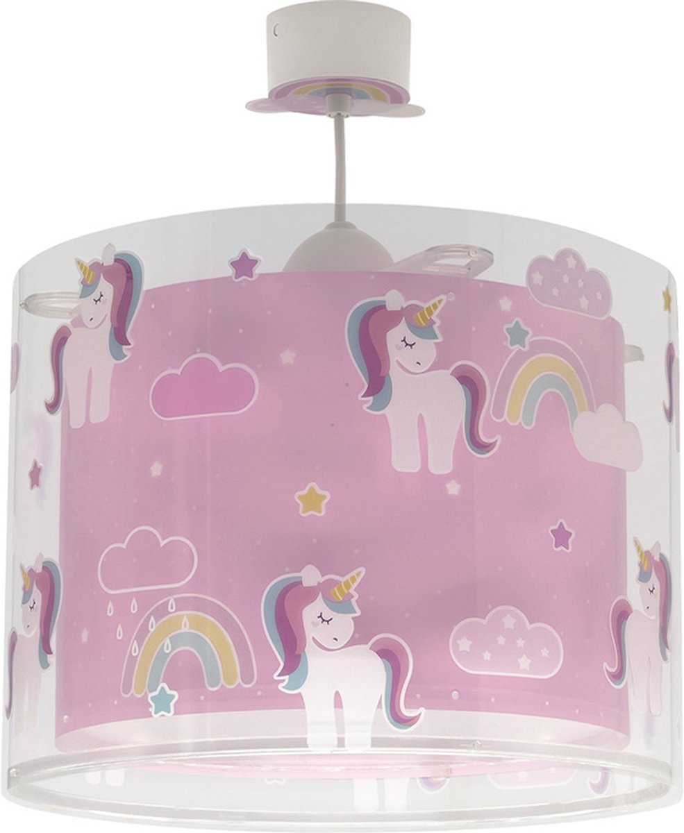 Dalber Unicorn - Kinderkamer hanglamp - Roze