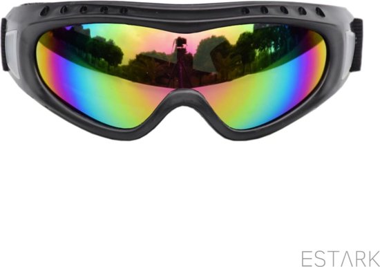 ESTARK® Skibril Kind - Kinder Skibril Ecostare - Multicolor - One Size  Zwart - Unisex... | bol.com