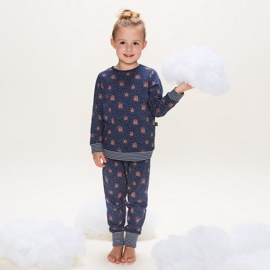 Foto: Charlie choe pyjama meisjes blauw u45011 41 maat 134 140