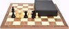 Afbeelding van het spelletje Luxe Houten Schaakbord met mooie Schaakstukken - Walnoot bord en American Staunton stukken - Met coördinaten - Nummer 6