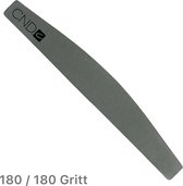 CND - Tools - Lime rembourrée Boomerang - Lime à Limes à ongles - Lime - Soins des ongles - Manucure - Pédicure - 180/180 Gritt
