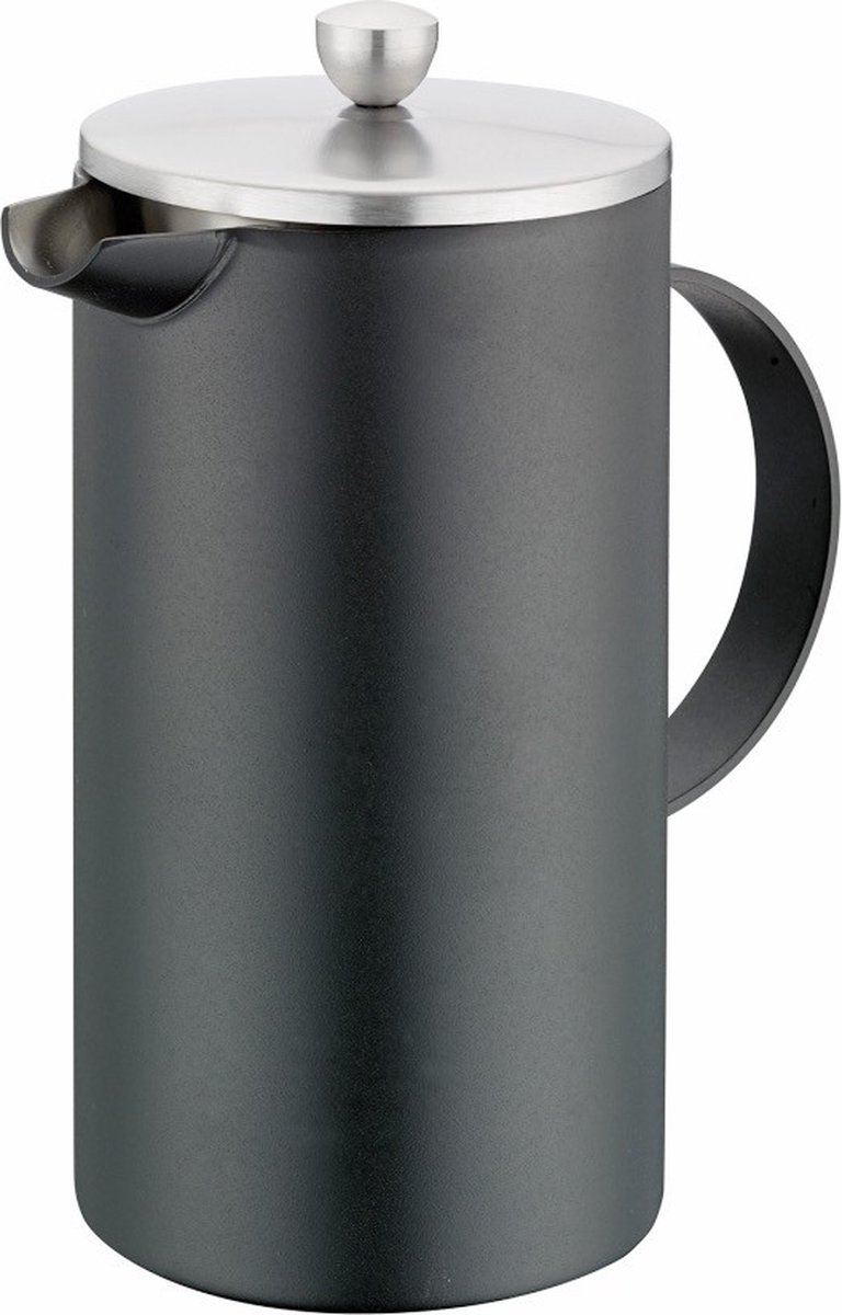 Cilio - cafetiere - 8 kopjes - dubbelwandig - roestvrijstaal