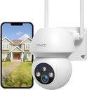 GNCC GK1Pro Bewakingscamera voor Buiten - 2K IP-Camera's - Wifi en app - PTZ 360° - Waterdicht (IP66) - 2-Weg Audio - Wit