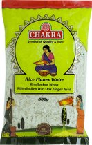 Chakra - Witte Rijstvlokken - Rice Flakes White - Glutenvrij - 3x 500 g
