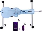 Pro Mini Seksmachine Smart App met dildo en afstandsbediening Blauw
