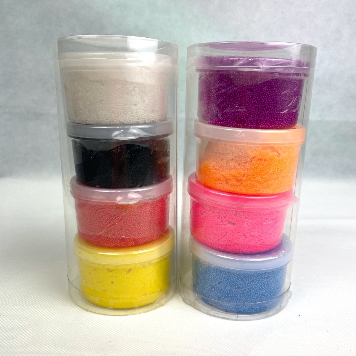Foam klei Foam Clay 8 kleuren klei leuke cadeau tip voor kinderen bol