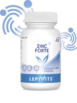 Zinc | 60 gélules VEGAN | Contribue au fonctionnement normal du système immunitaire | Biodisponibilité élevée | Fabriqué en Belgique | LEPIVITES