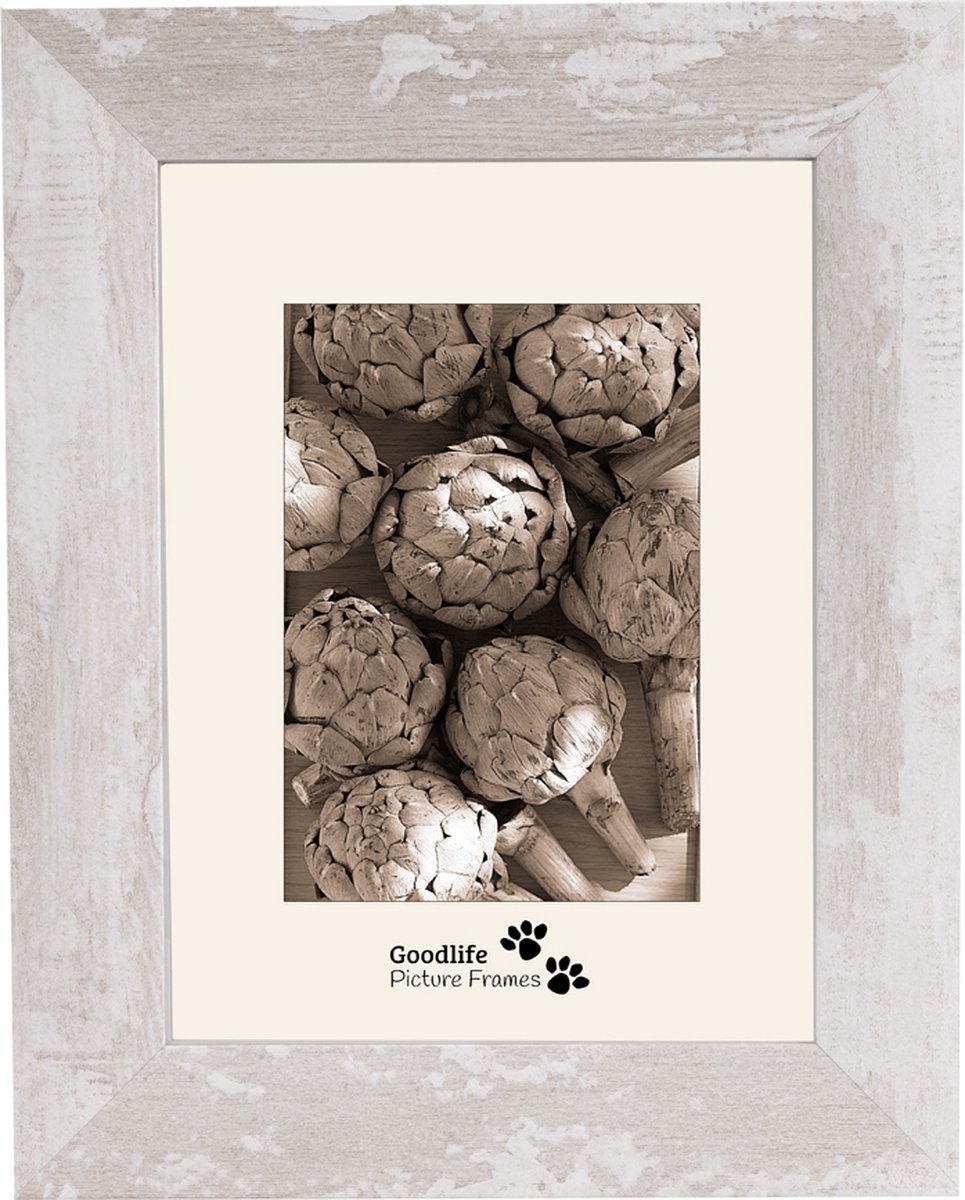 Houten Fotolijst Santos Creme-20x50