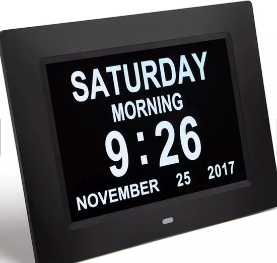 alliantie pijn Stationair Astilla Products - Digitale/Analoge klok/kalender met datum, tijd en alarm  -... | bol.com