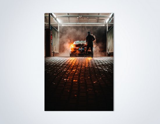 Ford Mustang Retour - Voiture Poster | Chambre des enfants | Chambre à coucher | Bureau