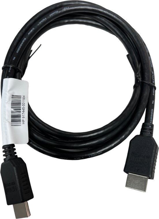 1.4 High speed 1.8 meter hdmi kabel zwart Originele HP 917445-001 | bol