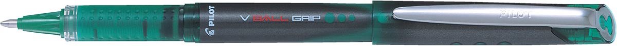 Pilot roller V-BALL Grip, brede punt 1,0 mm, groen 12 stuks