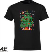 Klere-Zooi - 8-Bit Christmas - Kids T-Shirt - 164 (14/15 jaar)