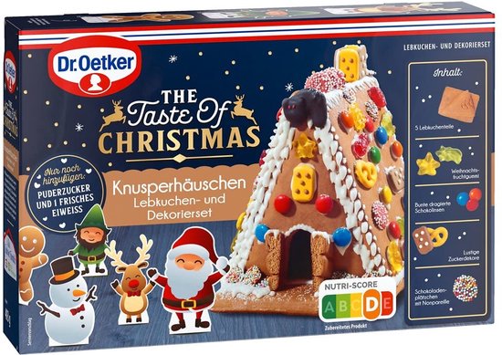 LED Peperkoekhuis 14x15 cm - Roze | Schattige Kerstdecoratie
