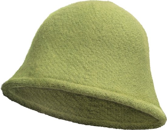 Bucket Hat Soft Licht Groen - Nieuwe Stijl Vissershoedje Hoedje Muts Winter