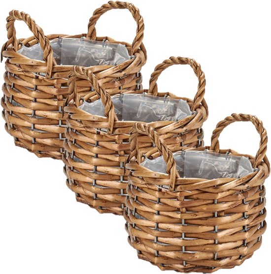 ZTTTD Hoge Mand Bloempot Huis Tuin Decor Was Emmer Vuile Kleren Opbergmanden