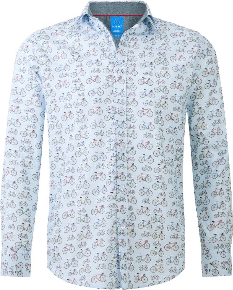 Cyclie Overhemd-XXL - Lureaux - Kleurrijke Print Overhemden