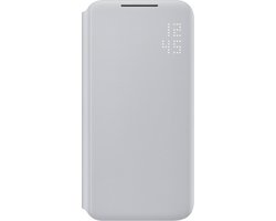 Samsung Galaxy S22 (S901) - LED-View Wallet Case  - Grijs
