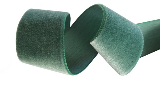 Foto: Fluweel lint 25mm 2 5cm fluweel band velvet lint donker groen fluweellint cadeau lint velvet decoratie rol 5 meter