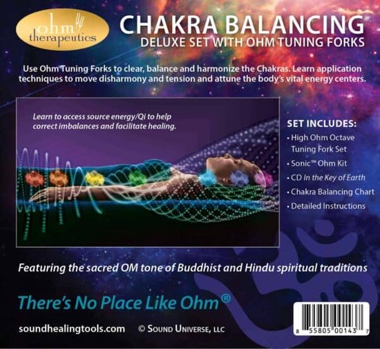 Stemvorken voor genezende chakra-set, verzwaarde stemvork, set van 8 kleuren, inclusief 7 chakra-stemvorken en 1 Soul Purpose stemvork voor genezing, tuning van het menselijk bioveld, yoga, meditatie