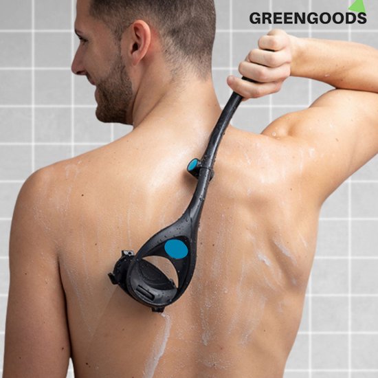 GREENGOODS® - Opklapbaar scheerapparaat voor rug en lichaam - Rug scheren -  Back... | bol.com
