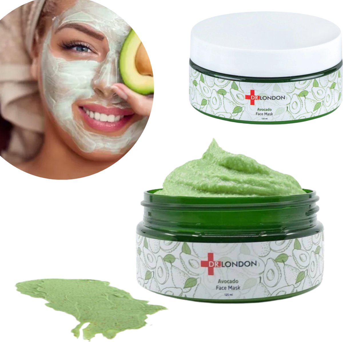 Dr. London Avocado Green Mask - Gezichtsmasker - Face Masker - Acne - Skincare - Beauty - Verzorging