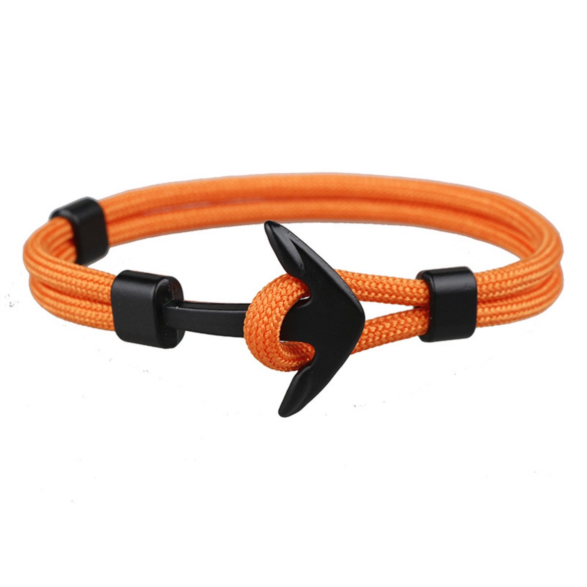 Kungu - Oranje - Anker - Luxe rope armband voor heren en dames - Outdoor Milano line - Cadeau - Geschenk - Voor Man - Vrouw - Armbandje - Jewellery
