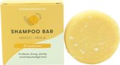 Shampoo Bar Mango Papaja voor krullend, droog, pluizig en/of beschadigd haar - 60 gram - plasticvrij - shampoobar