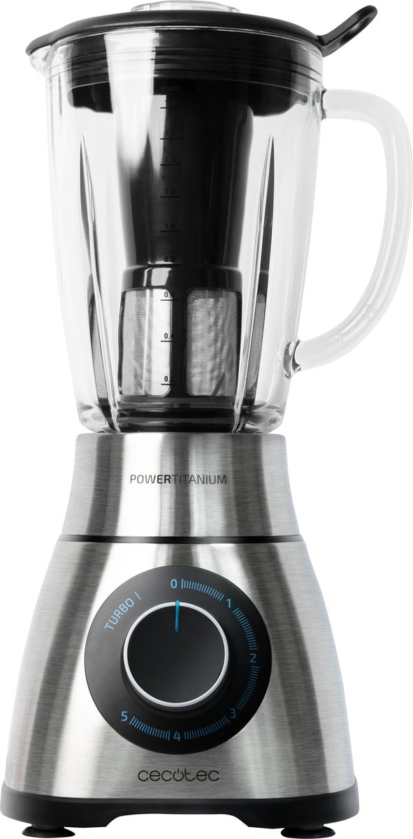 Cecotec Power Black Titanium 1300 PerfectMix - Blender - 18 liter