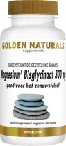 Golden Naturals Magnesium Bisglycinaat 300mg (60 veganistische tabletten)