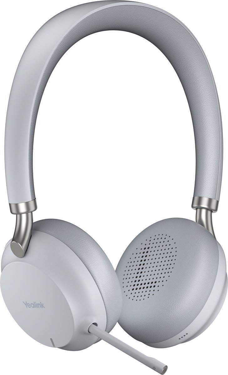 Yealink BH72 Lite Teams Headset Draadloos Hoofdband Kantoor/callcenter USB Type-A Bluetooth Licht Grijs