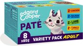Edgard & Cooper Nourriture pour chat Adult Multipack Pâté 8 x 85 gr