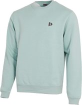 Donnay - Fleece sweater ronde hals Dean - Sporttrui - Heren - Maat S - Sage green (099)