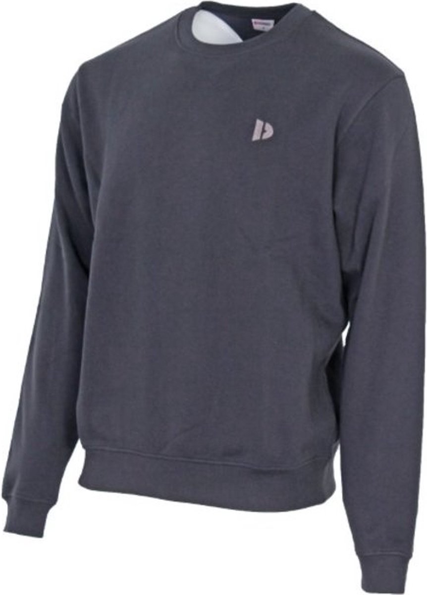 Donnay - Fleece sweater ronde hals Dean - Sporttrui - Heren - Maat M - Navy (010)