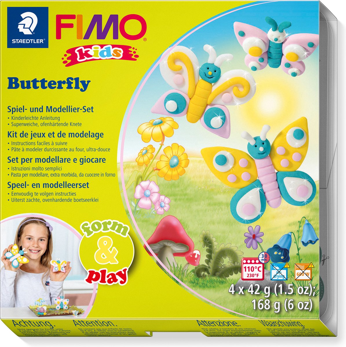 FIMO kids 8034 - ovenhardende boetseerklei - Form&Play set 