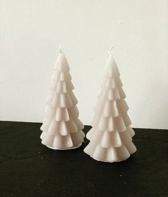 Kerstboomkaars linnen