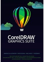CorelDRAW Graphics Suite 365 - 1 jaar - Windows - Mac