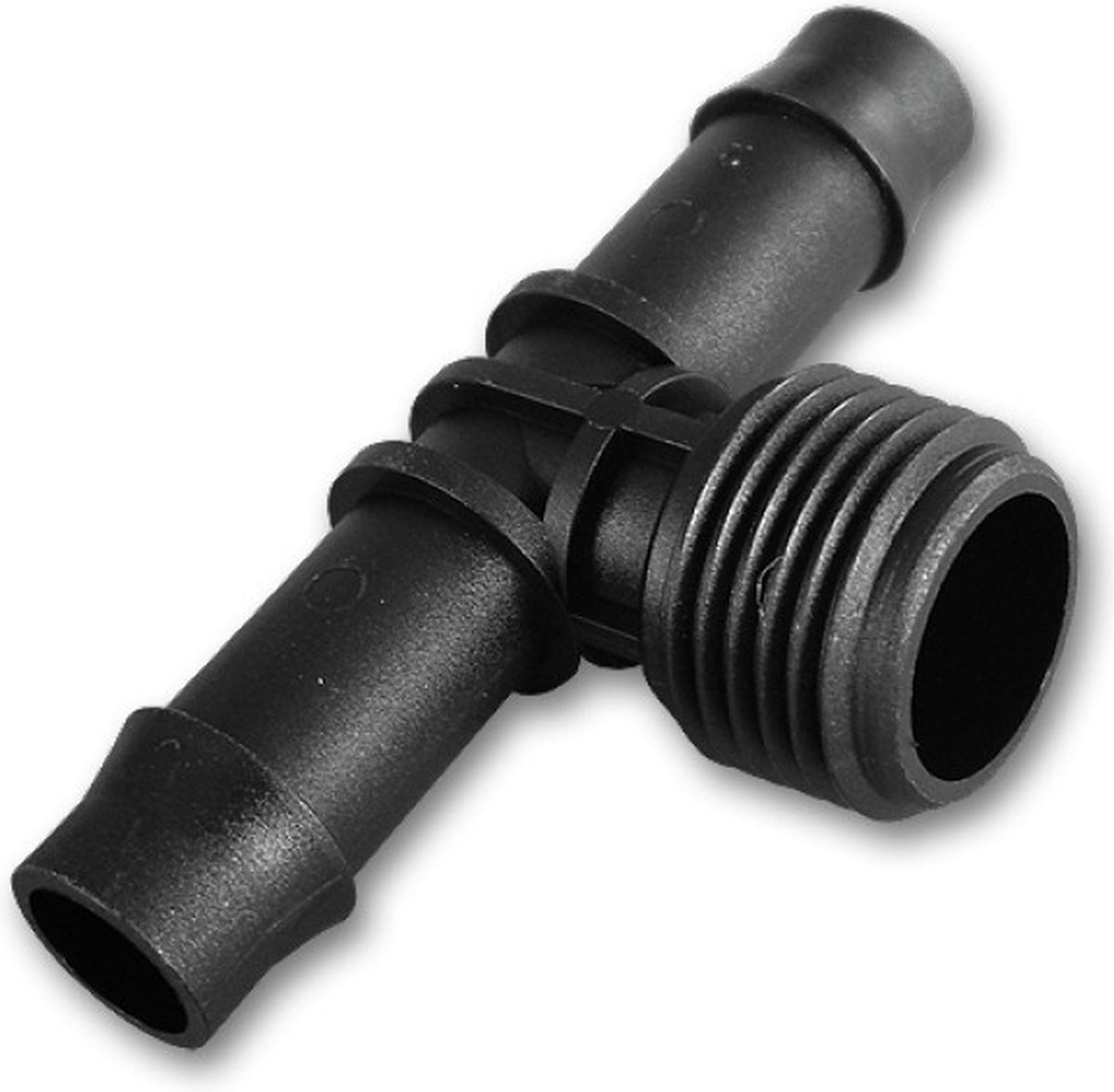 T-stuk 13mm x 1/2 buitendraad (2 stuks)