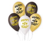 Premium heliumballonnen "HAPPY NEW YEAR", 13" / 5 st / ean© promoballons