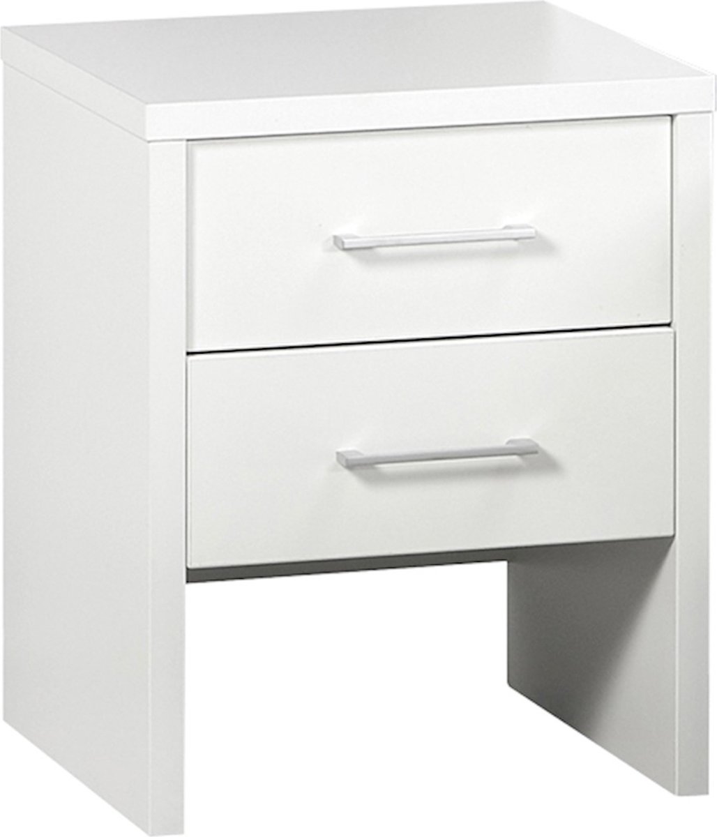 Maxi Nachtkast Asti - 49 x 55 x 44 cm - wit