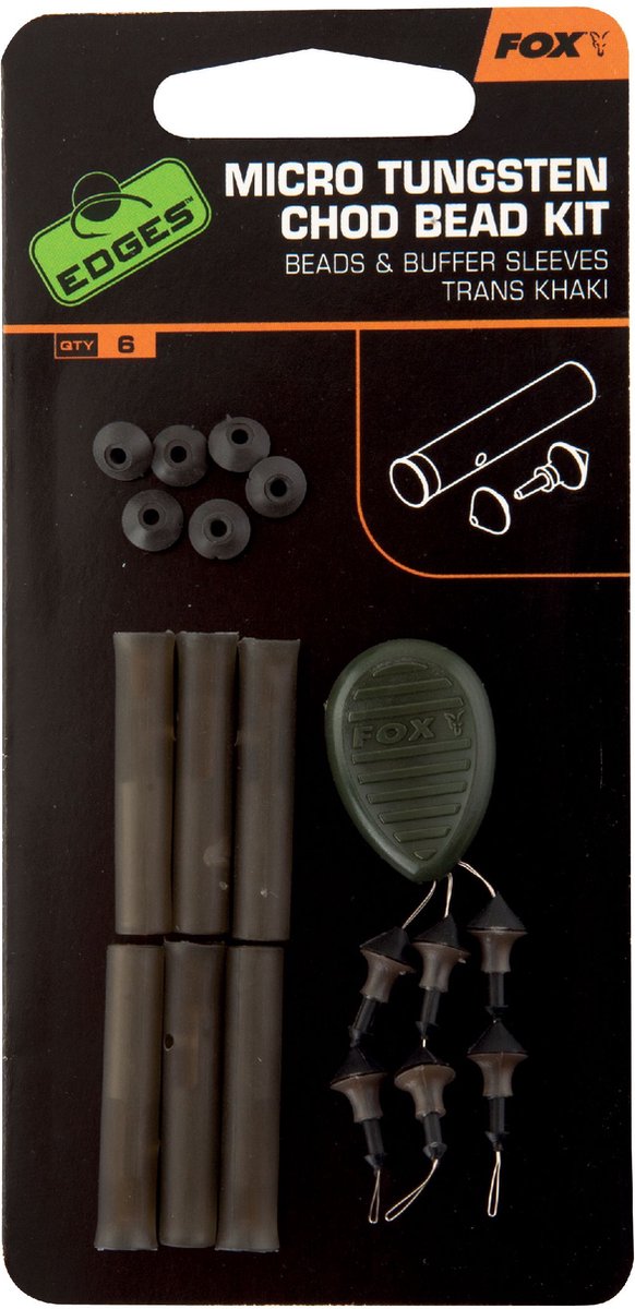 Fox Edges Micro Chod Bead Kit - Camo van Fox — afbeelding 3